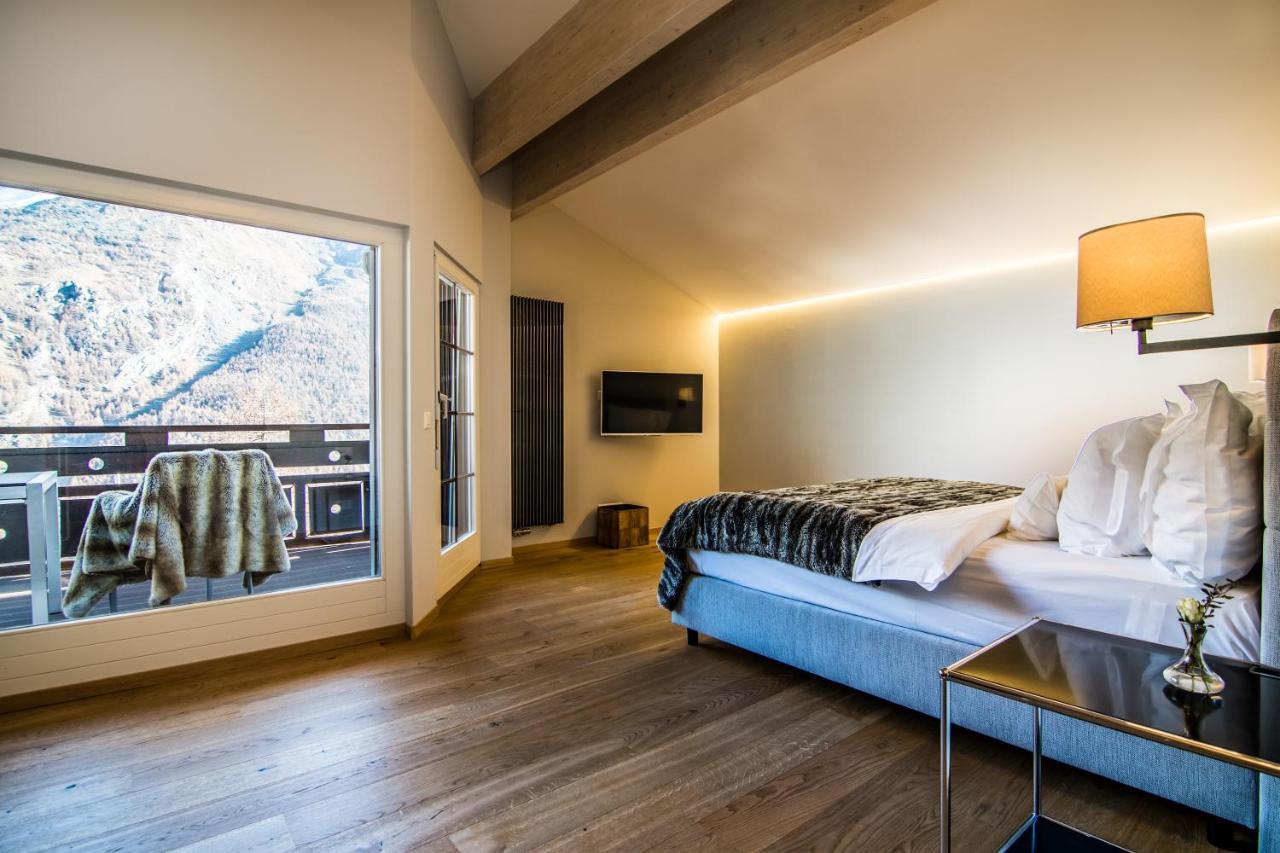 Waldhotel Fletschhorn Panoramic Retreat In Saas Fee מראה חיצוני תמונה