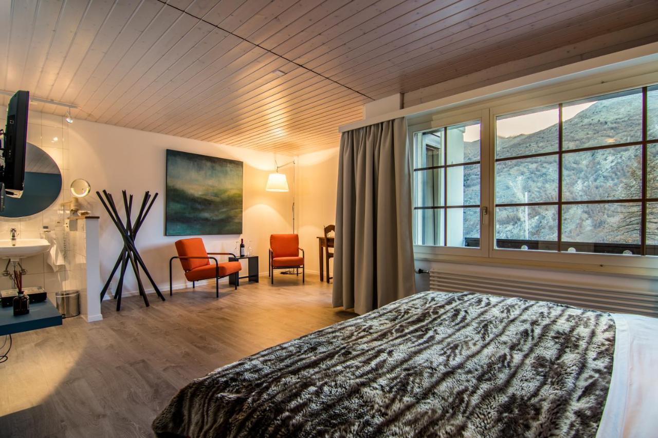 Waldhotel Fletschhorn Panoramic Retreat In Saas Fee מראה חיצוני תמונה