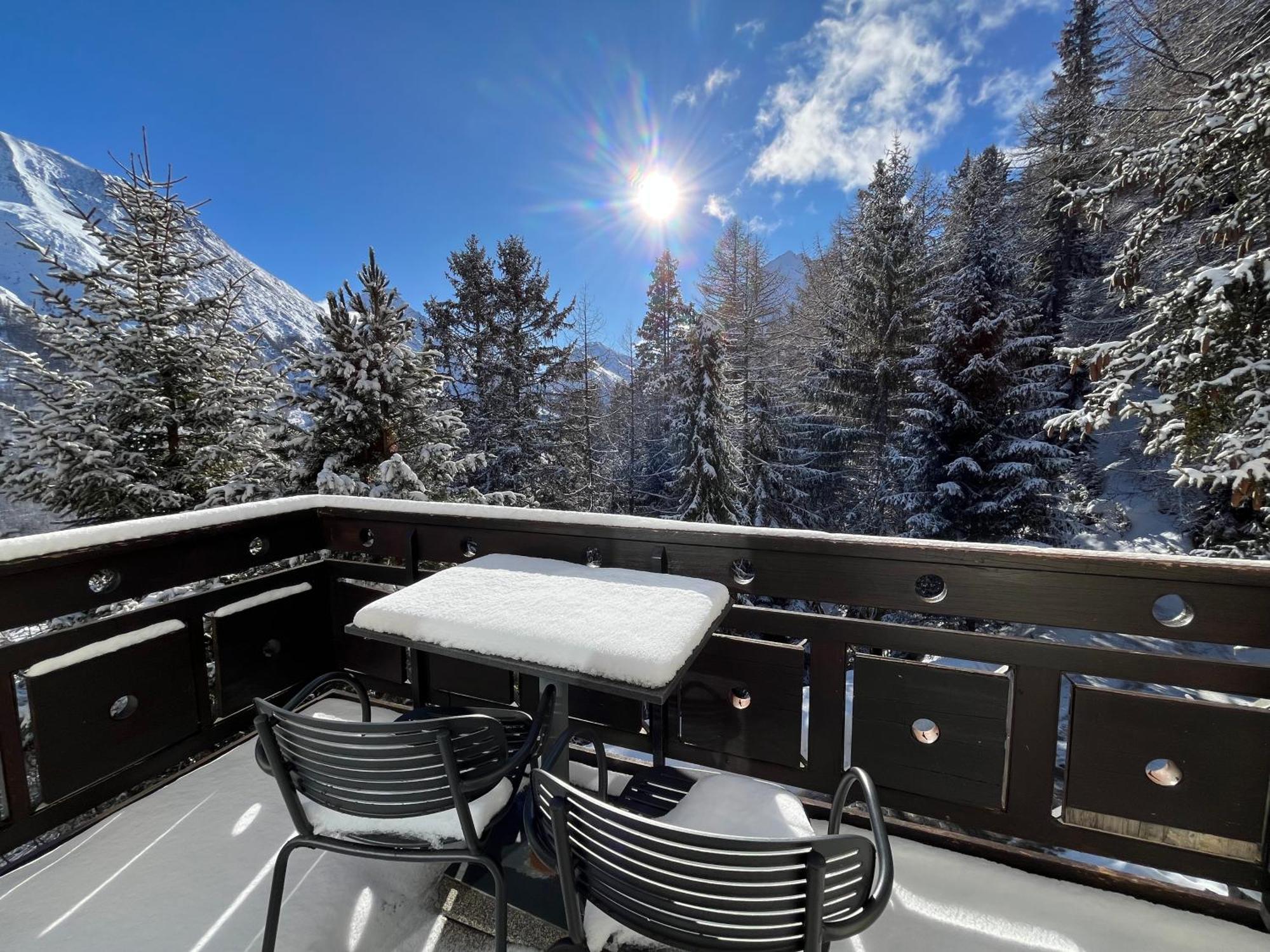 Waldhotel Fletschhorn Panoramic Retreat In Saas Fee מראה חיצוני תמונה